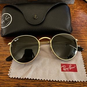 Round Metal RayBan Sunglasses